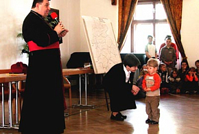 Setkání dětí s biskupem