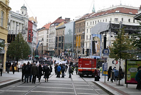 NEK 2015: Náměstí Svobody v Brně se plní věřícími