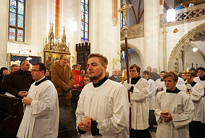Novoroční mše svatá biskupa Jana Vokála