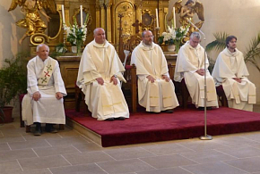 Mše svatá při příležitosti 30. výročí kněžství